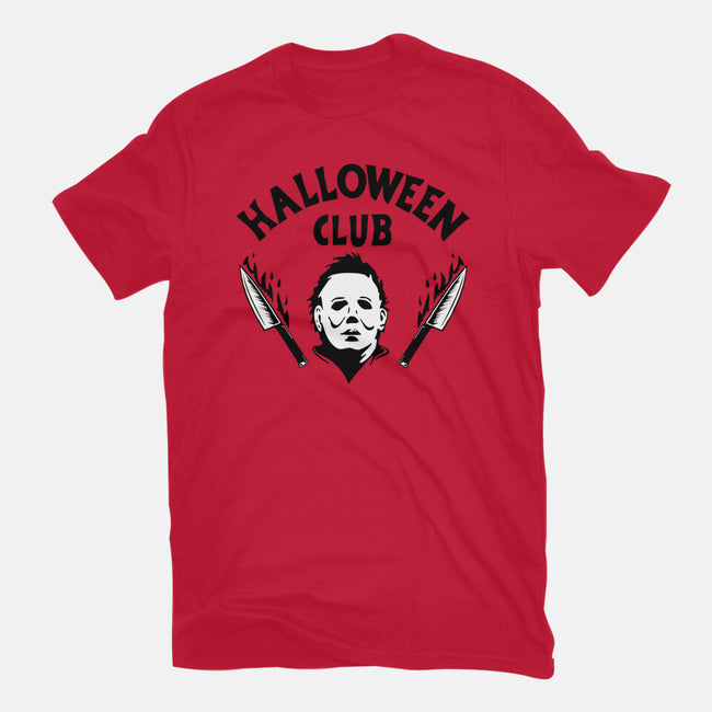 Halloween Club-womens basic tee-Boggs Nicolas