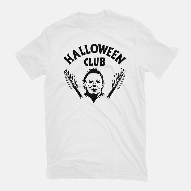 Halloween Club-womens basic tee-Boggs Nicolas
