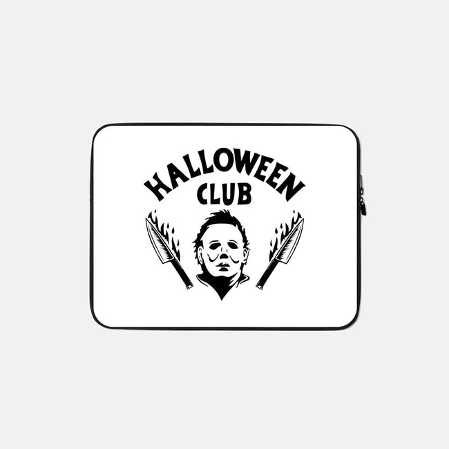 Halloween Club-none zippered laptop sleeve-Boggs Nicolas
