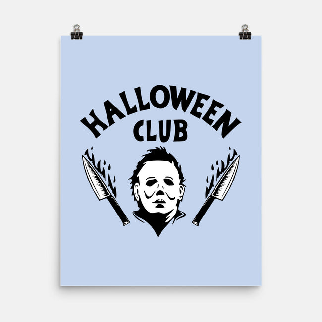 Halloween Club-none matte poster-Boggs Nicolas