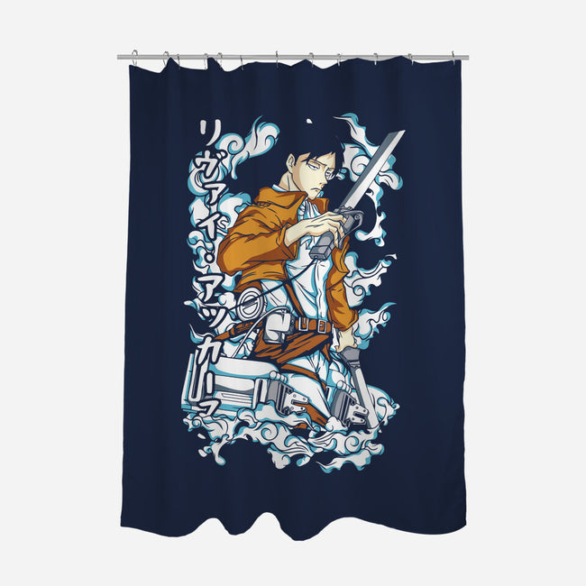 The Captain Attack-none polyester shower curtain-rondes