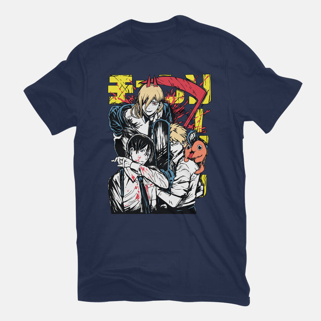 Team Chainsaw-womens basic tee-rondes