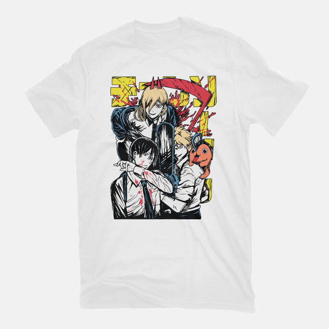 Team Chainsaw-womens basic tee-rondes