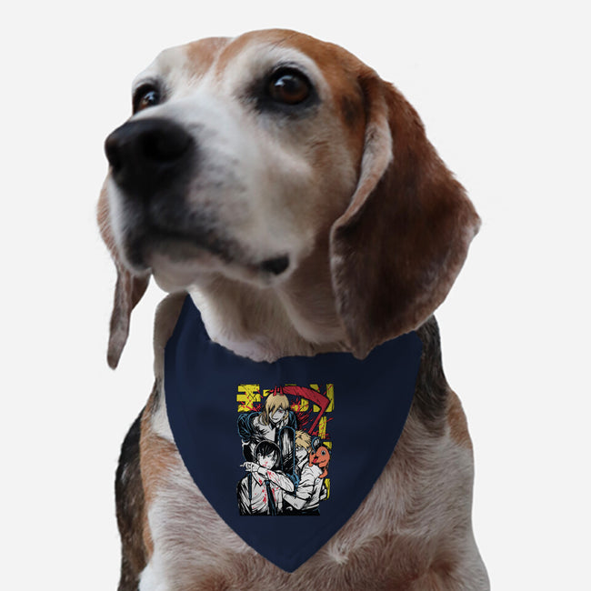 Team Chainsaw-dog adjustable pet collar-rondes