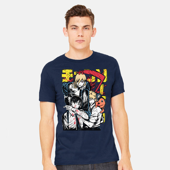 Team Chainsaw-mens heavyweight tee-rondes
