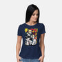 Team Chainsaw-womens basic tee-rondes
