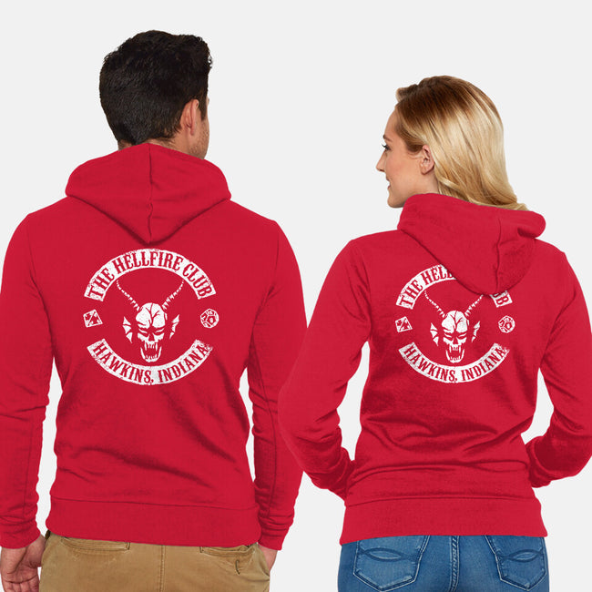 The Hellfire Club-unisex zip-up sweatshirt-dalethesk8er