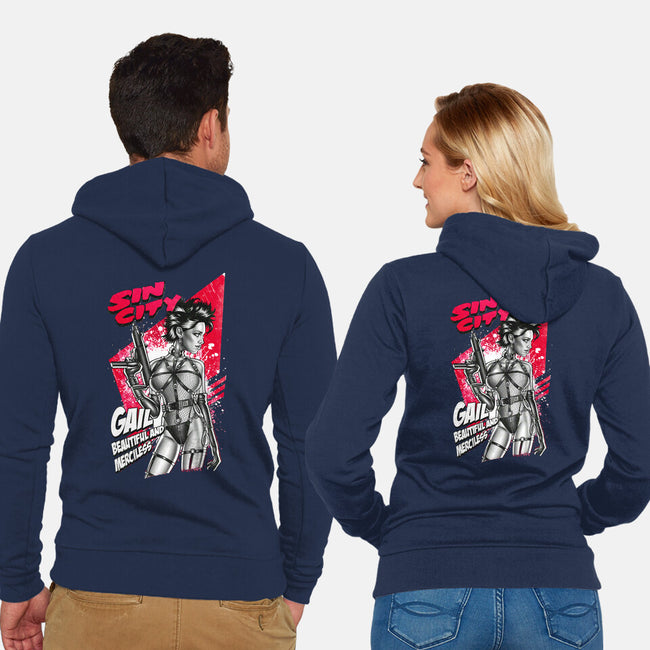 Girls Of Old Town-unisex zip-up sweatshirt-Hova