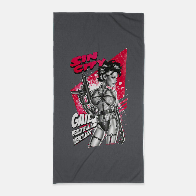 Girls Of Old Town-none beach towel-Hova