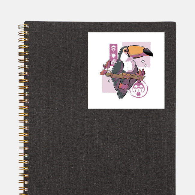 Cute Toucan-none glossy sticker-xMorfina