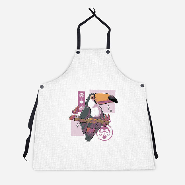 Cute Toucan-unisex kitchen apron-xMorfina