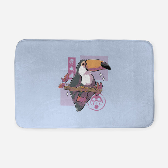 Cute Toucan-none memory foam bath mat-xMorfina