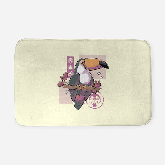 Cute Toucan-none memory foam bath mat-xMorfina