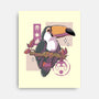 Cute Toucan-none stretched canvas-xMorfina