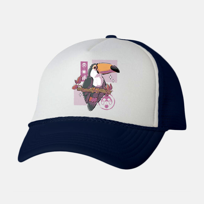 Cute Toucan-unisex trucker hat-xMorfina
