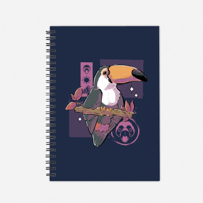 Cute Toucan-none dot grid notebook-xMorfina