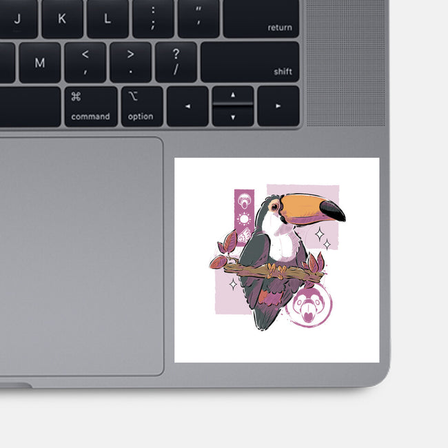 Cute Toucan-none glossy sticker-xMorfina