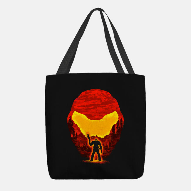 Conquer Demons-none basic tote bag-kuriz