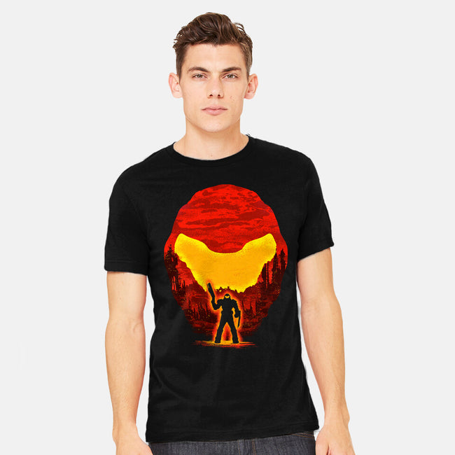 Conquer Demons-mens heavyweight tee-kuriz