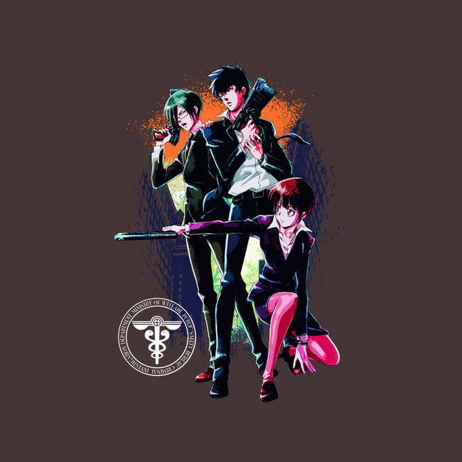 Psycho Pass Team-none polyester shower curtain-RonStudio