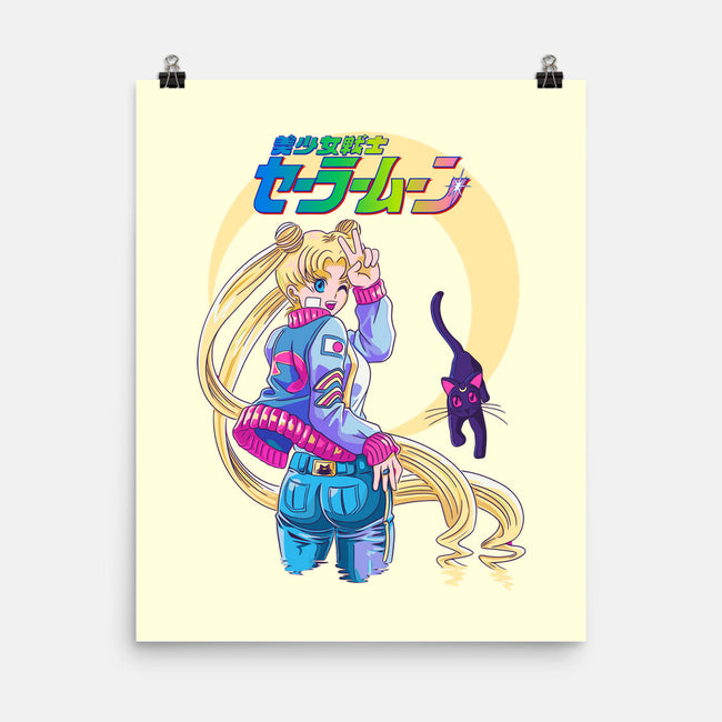 Sailor Teen-none matte poster-rondes