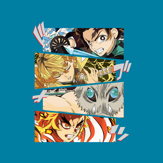 Angry Face Demon-none fleece blanket-RonStudio
