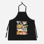 Angry Face Demon-unisex kitchen apron-RonStudio