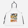 Angry Face Demon-unisex kitchen apron-RonStudio