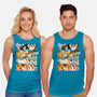Angry Face Demon-unisex basic tank-RonStudio