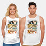 Angry Face Demon-unisex basic tank-RonStudio