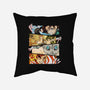 Angry Face Demon-none removable cover w insert throw pillow-RonStudio