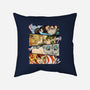 Angry Face Demon-none removable cover w insert throw pillow-RonStudio