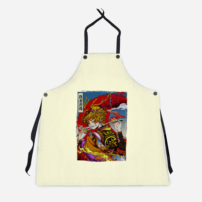 Thunder Breathing Demon-unisex kitchen apron-Hova