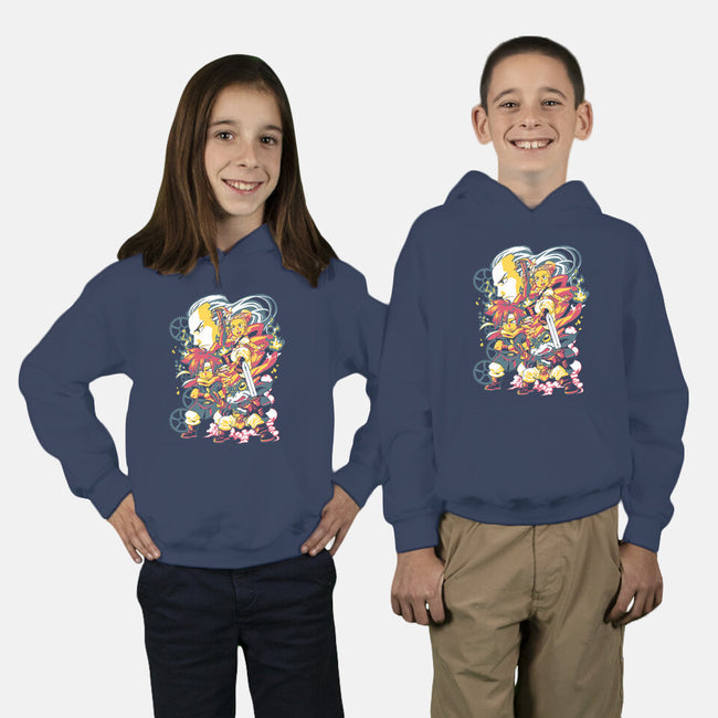 Travelers-youth pullover sweatshirt-1Wing
