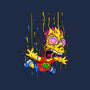 Melting Bart-none removable cover w insert throw pillow-gelby.r.tenorio