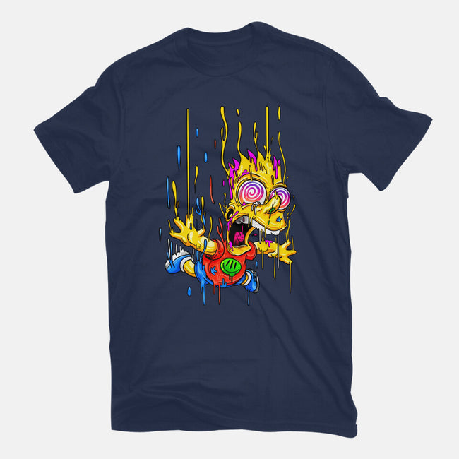 Melting Bart-womens fitted tee-gelby.r.tenorio