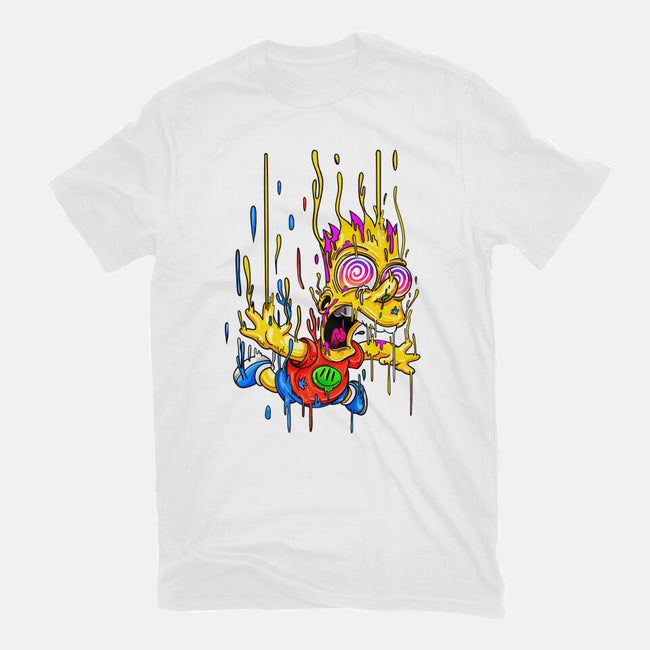 Melting Bart-womens fitted tee-gelby.r.tenorio