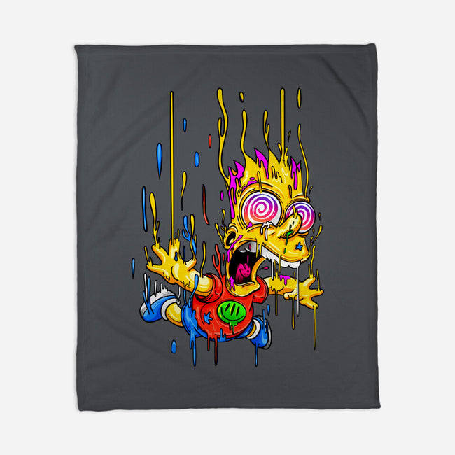 Melting Bart-none fleece blanket-gelby.r.tenorio
