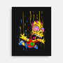 Melting Bart-none stretched canvas-gelby.r.tenorio
