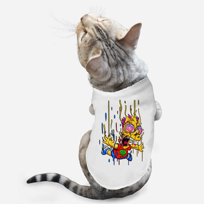 Melting Bart-cat basic pet tank-gelby.r.tenorio