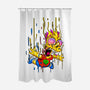 Melting Bart-none polyester shower curtain-gelby.r.tenorio