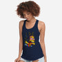 Melting Bart-womens racerback tank-gelby.r.tenorio