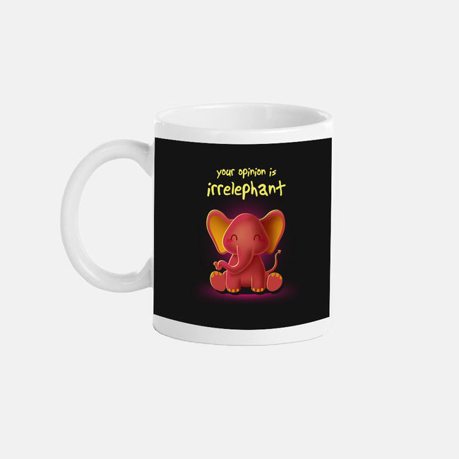 Your Opinion Is Irrelephant-none mug drinkware-erion_designs