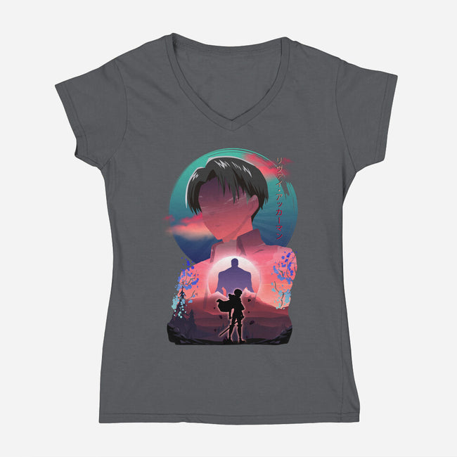 Squad Captain-womens v-neck tee-daudau