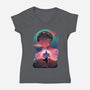 Squad Captain-womens v-neck tee-daudau