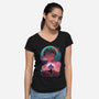 Squad Captain-womens v-neck tee-daudau
