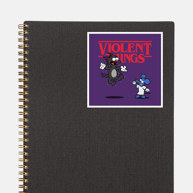 Violent Things-none glossy sticker-Boggs Nicolas