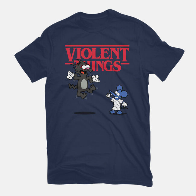 Violent Things-mens premium tee-Boggs Nicolas