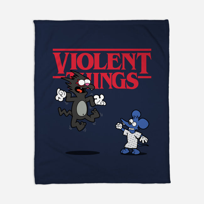 Violent Things-none fleece blanket-Boggs Nicolas