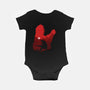 The King Of Lizards-baby basic onesie-meca artwork